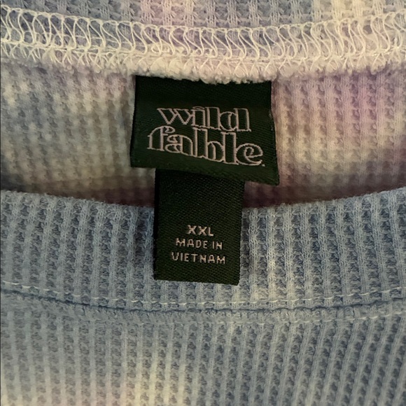 Wild Fable Blue and Purple Tie-Dye Hoodie - Picture 2 of 3